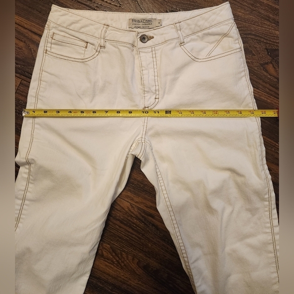 TRIBAL JEANS Capris Off-White - Picture 4 of 10